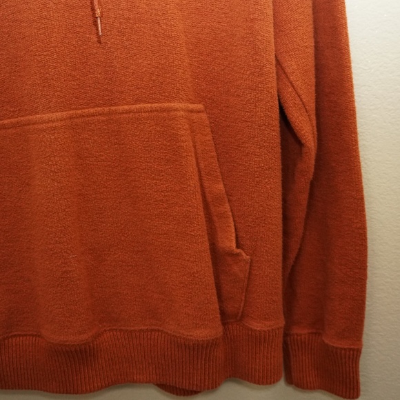 Urban Outfitters Hoodie Sweatshirt Small Orange - Picture 3 of 5